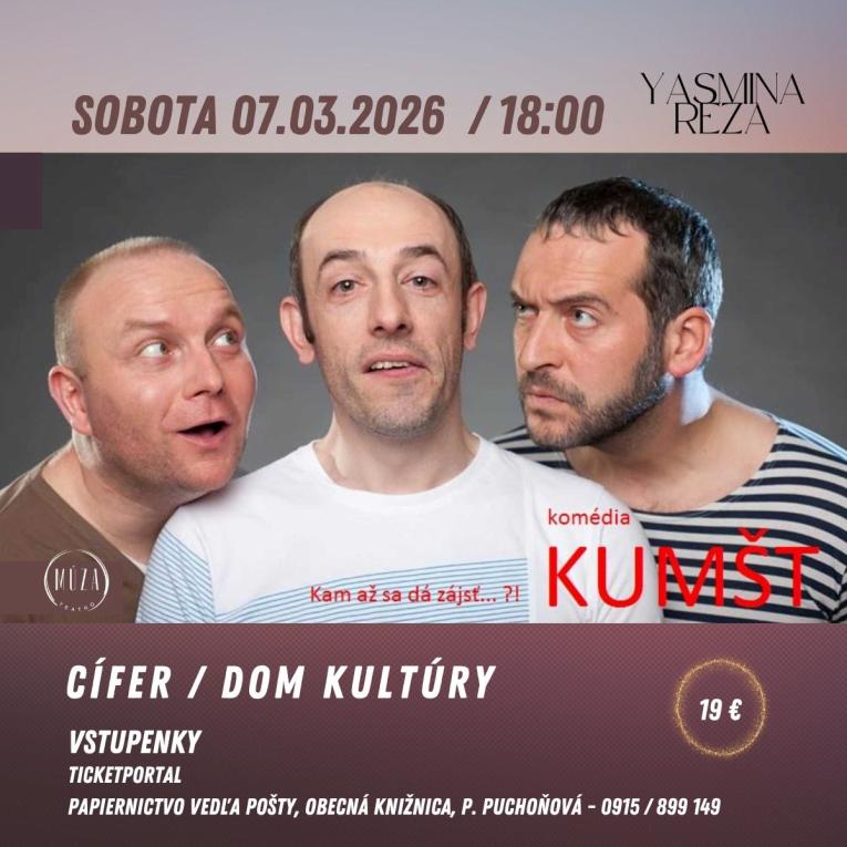 KUMŠT, divadelné predstavenie, komédia